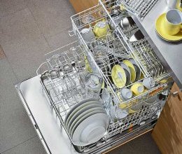Для большой семьи лучшим выбором будет полноразмерная посудомоечная машина